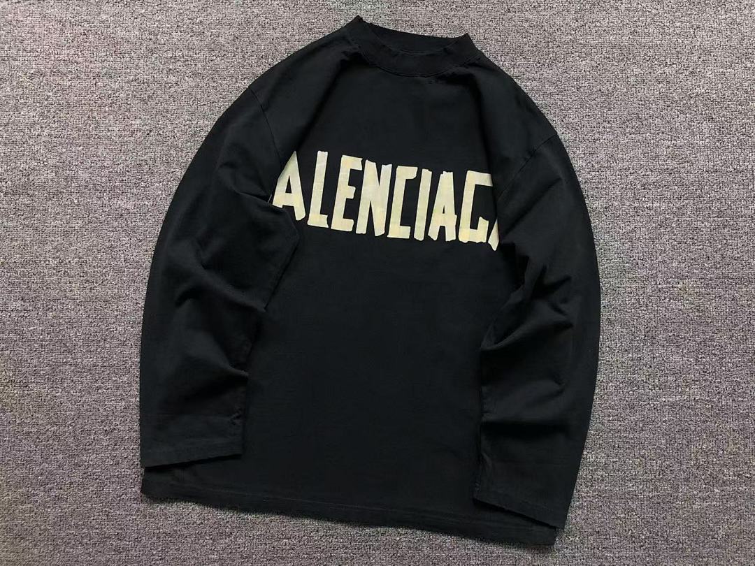 Balenciaga 165 B⭐L⭐⭐⭐IA⭐A LONG SLEEVED 4122721163 (Im 170Cm 60Kg I Wear Size S In The Phot) - Image 11