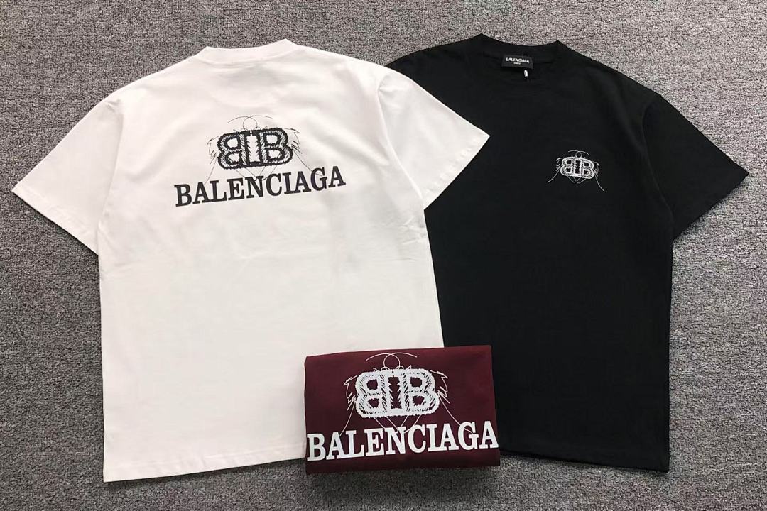 Balenciaga 118 B⭐L⭐⭐⭐IA⭐A T-SHIRT 41080212133 (Im 170Cm 60Kg I Wear Size XL In The Phot) - Image 5