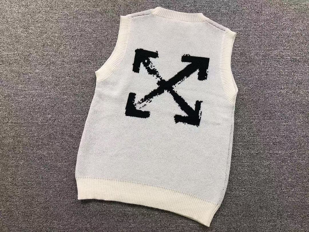 Off-White 115 OFF-WHITE VEST SWEATER 11082510140 (Im 170Cm 60Kg I Wear Size M In The Phot) - Image 6