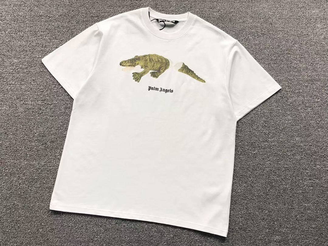 Palm Angels 78 PALM ANGELS T-SHIRT 41060927121 (Im 170Cm 60Kg I Wear Size L In The Phot) - Image 8