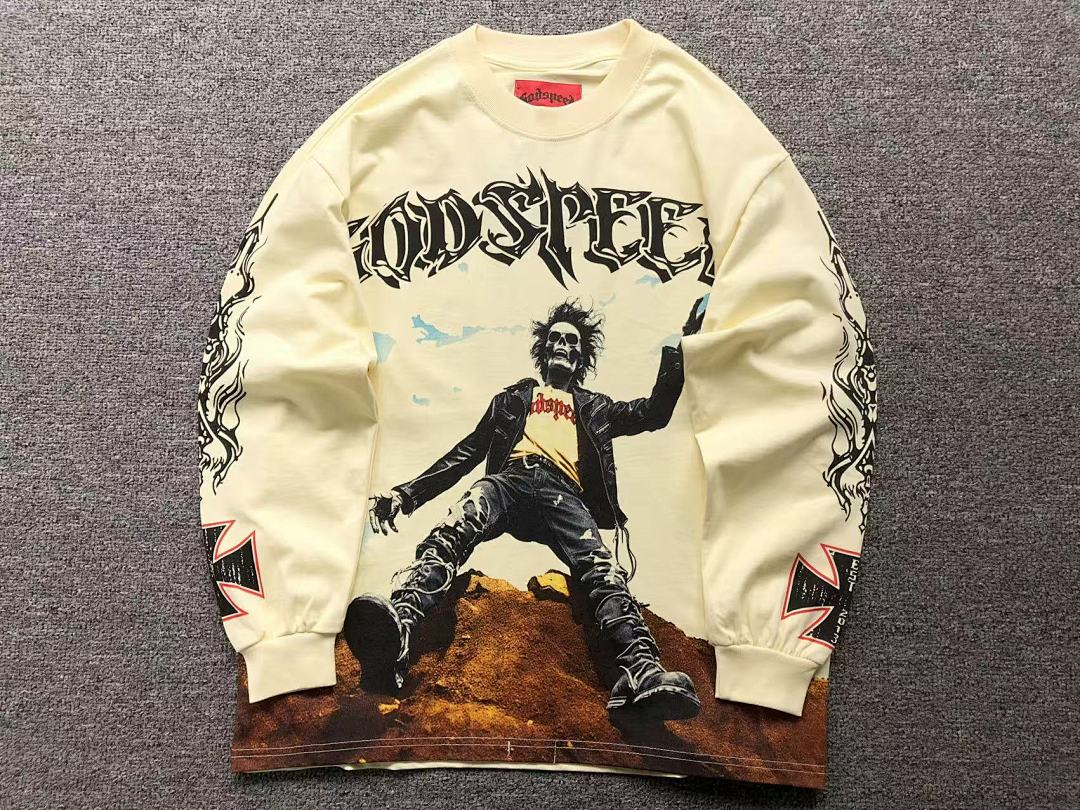 Godspeed 128 GO⭐S⭐E⭐D LONG SLEEVED 4105073917 (Im 170Cm 60Kg I Wear Size S In The Phot) - Image 6