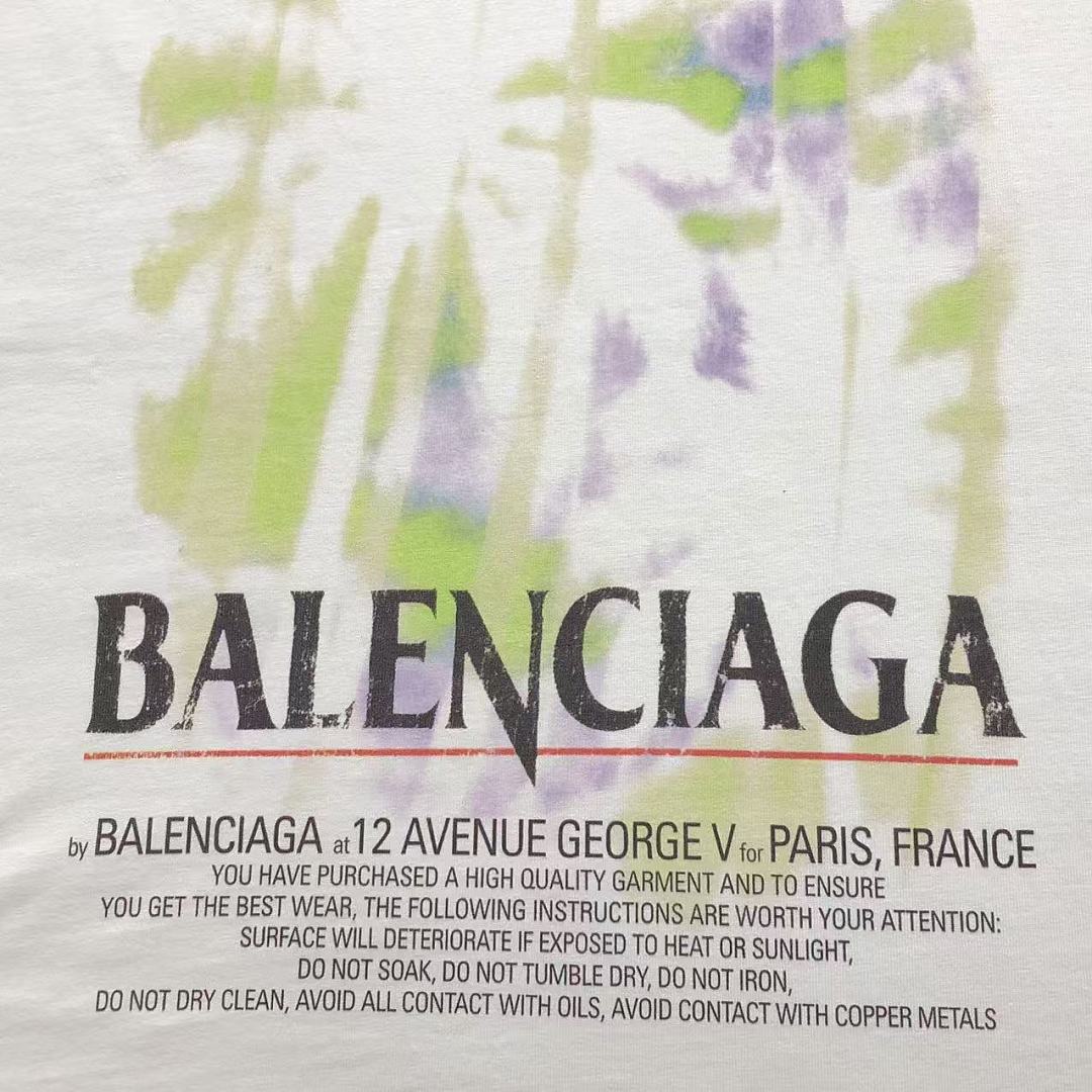 Balenciaga 125 B⭐L⭐⭐⭐IA⭐A T-SHIRT 42050841163 (Im 170Cm 60Kg I Wear Size XS In The Phot) - Image 10
