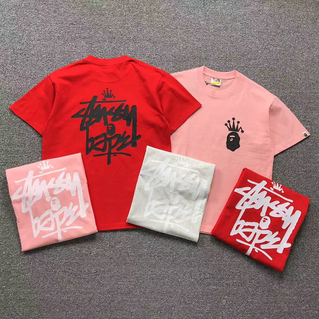 Bape Bape 78 STUSSY T-SHIRT 1102091642 (Im 170Cm 55Kg I Wear Size S In The Phot), photo 1
