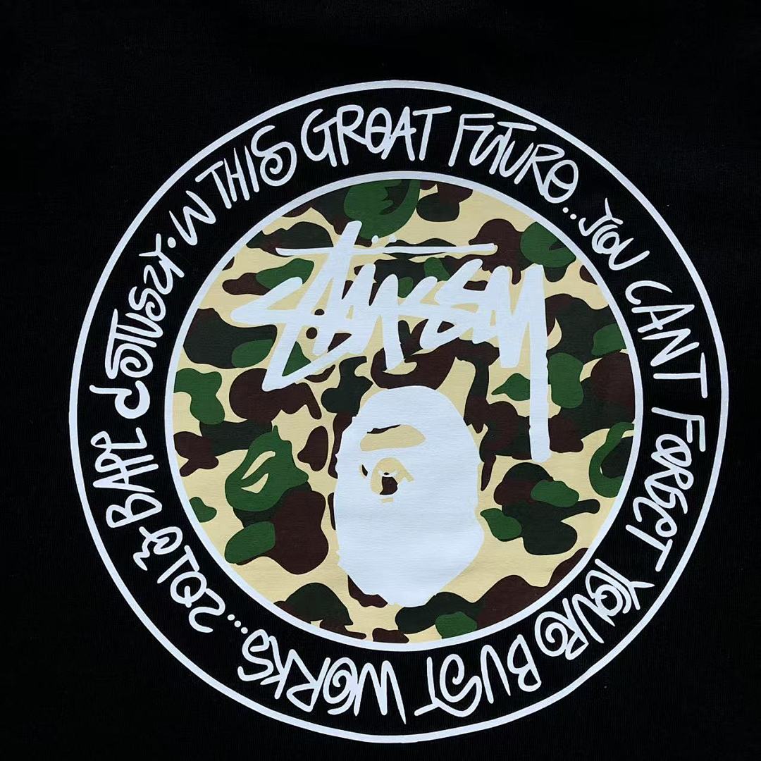 Bape 78 BAPE STUSSY T-SHIRT 411183242 (Im 170Cm 57Kg I Wear Size S In The Phot) - Image 25