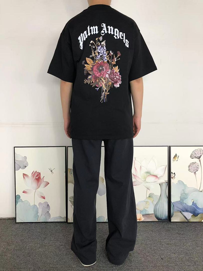 Palm Angels 78 PALM ANGELS T-SHIRT 41060946121 (Im 170Cm 60Kg I Wear Size M In The Phot) - Image 4