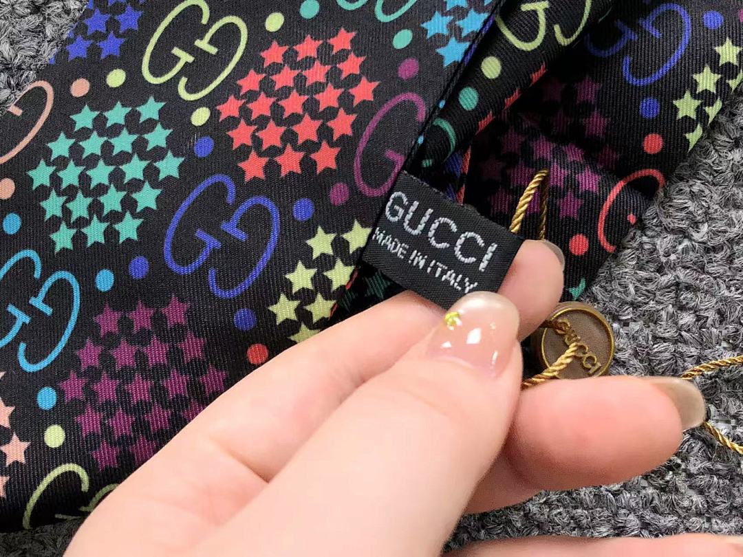 Gucci 68 G⭐C⭐I SCARF 5112810102 (Long 115CM* Wide 7CM*) - Image 7