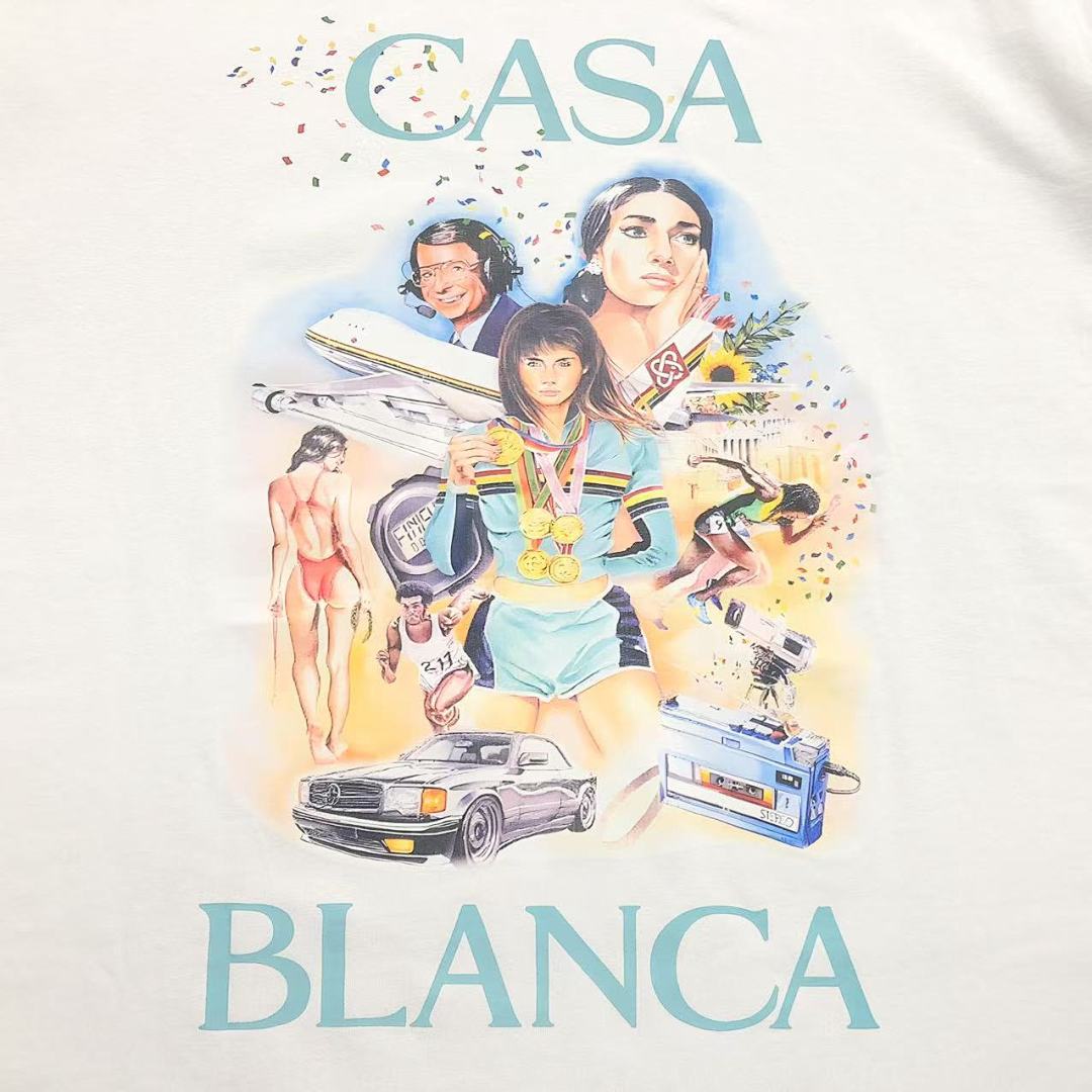 Casablanca 98 CASABLANCA T-SHIRT 2161120125 (Im 170Cm 60Kg I Wear Size S In The Phot) - Image 10