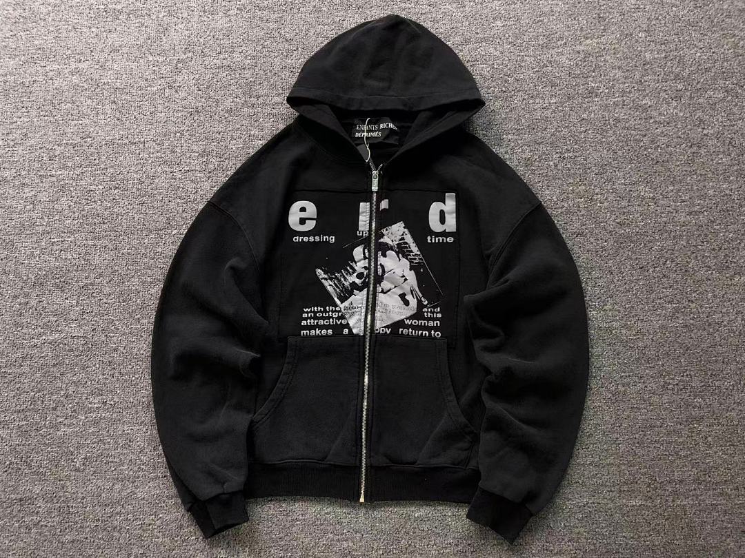 Chanel 178 ENFANTS RICHES DEPRIMES HOODIE 521702162 (Im 170Cm 60Kg I Wear Size S In The Phot) - Image 5