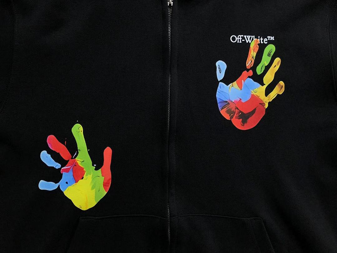 Off-White 208 OFF-WHITE (WHITE HOODIE) - Image 5