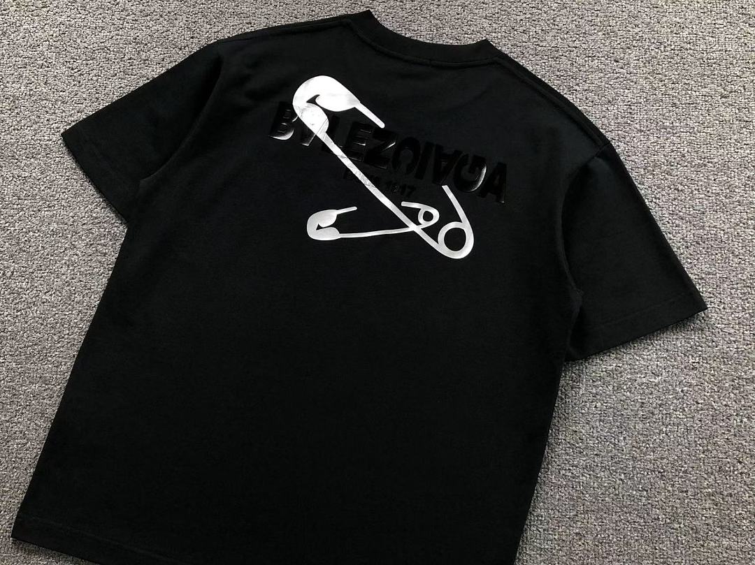 Balenciaga 125 B⭐L⭐⭐⭐IA⭐A T-SHIRT 3206172921 (Im 170Cm 60Kg I Wear Size L In The Phot) - Image 15