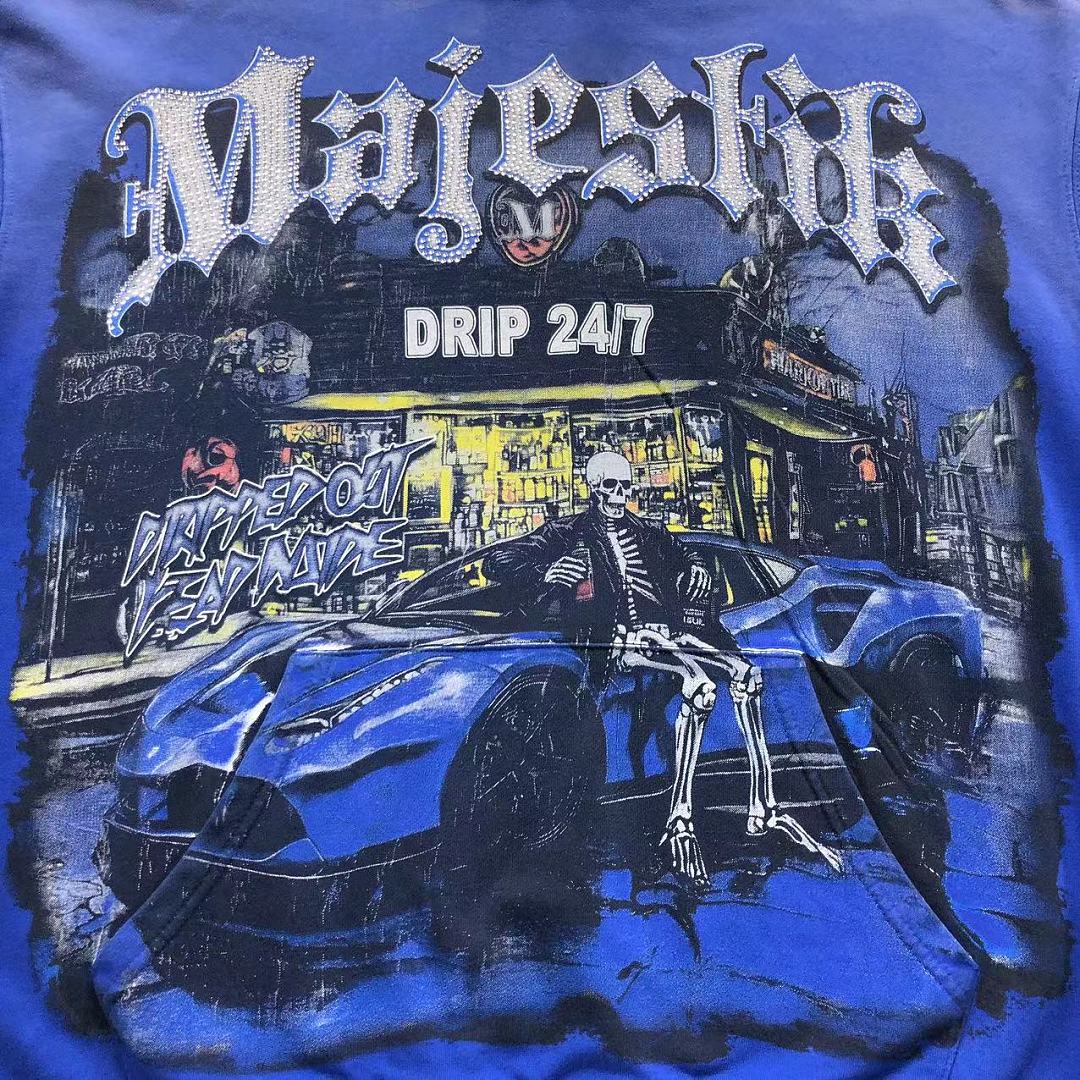 Unbranded 185 MA⭐ES⭐⭐K HOODIE 3208194917 (Im 170Cm 60Kg I Wear Size S In The Phot) - Image 8