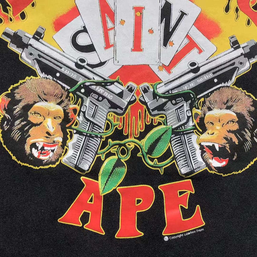 Bape 115 SAINT MICHAEL BAPE T-SHIRT SMA036 3203143717 (Im 170Cm 60Kg I Wear Size S In The Phot) - Image 10
