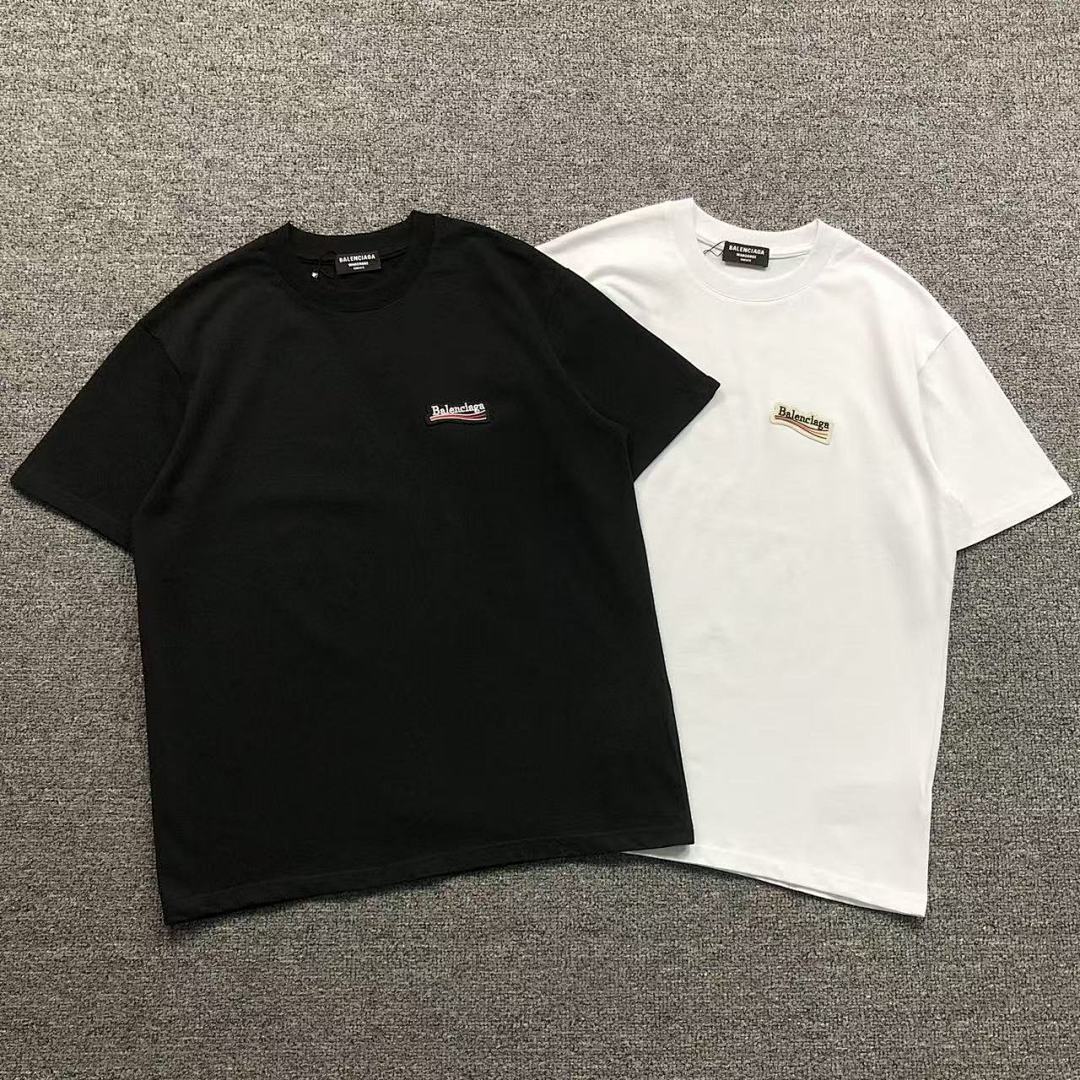 Balenciaga 128 B⭐L⭐⭐⭐IA⭐A T-SHIRT 3203054721 (Im 170Cm 60Kg I Wear Size M In The Phot)