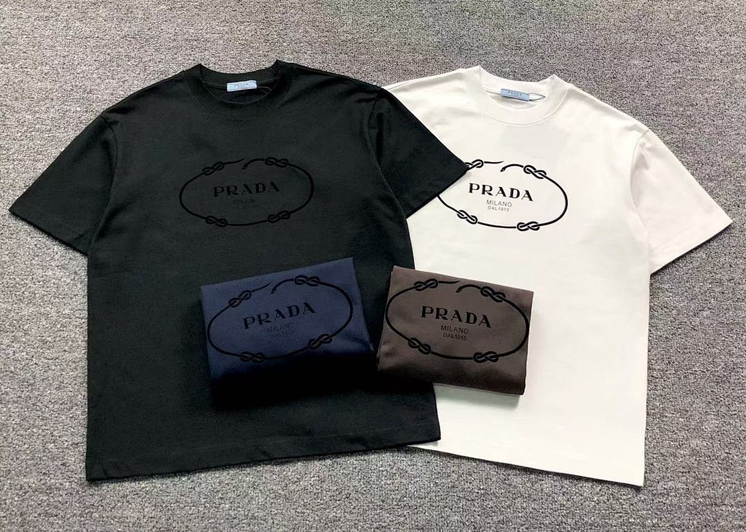 Prada 115 P⭐A⭐A T-SHIRT 3103313221 (Im 170Cm 60Kg I Wear Size M In The Phot) - Image 5