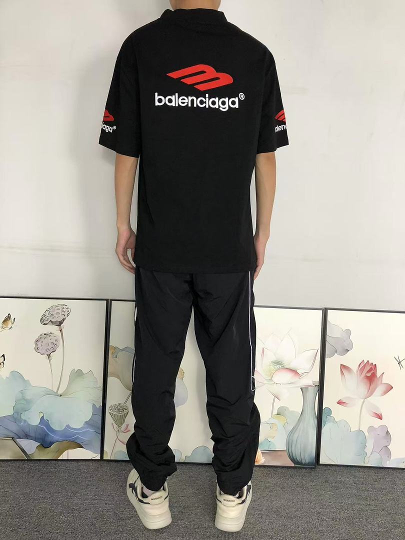 Balenciaga 165 B⭐L⭐⭐⭐IA⭐A T-SHIRT 22061805001 (Im 170Cm 60Kg I Wear Size S In The Phot) - Image 4