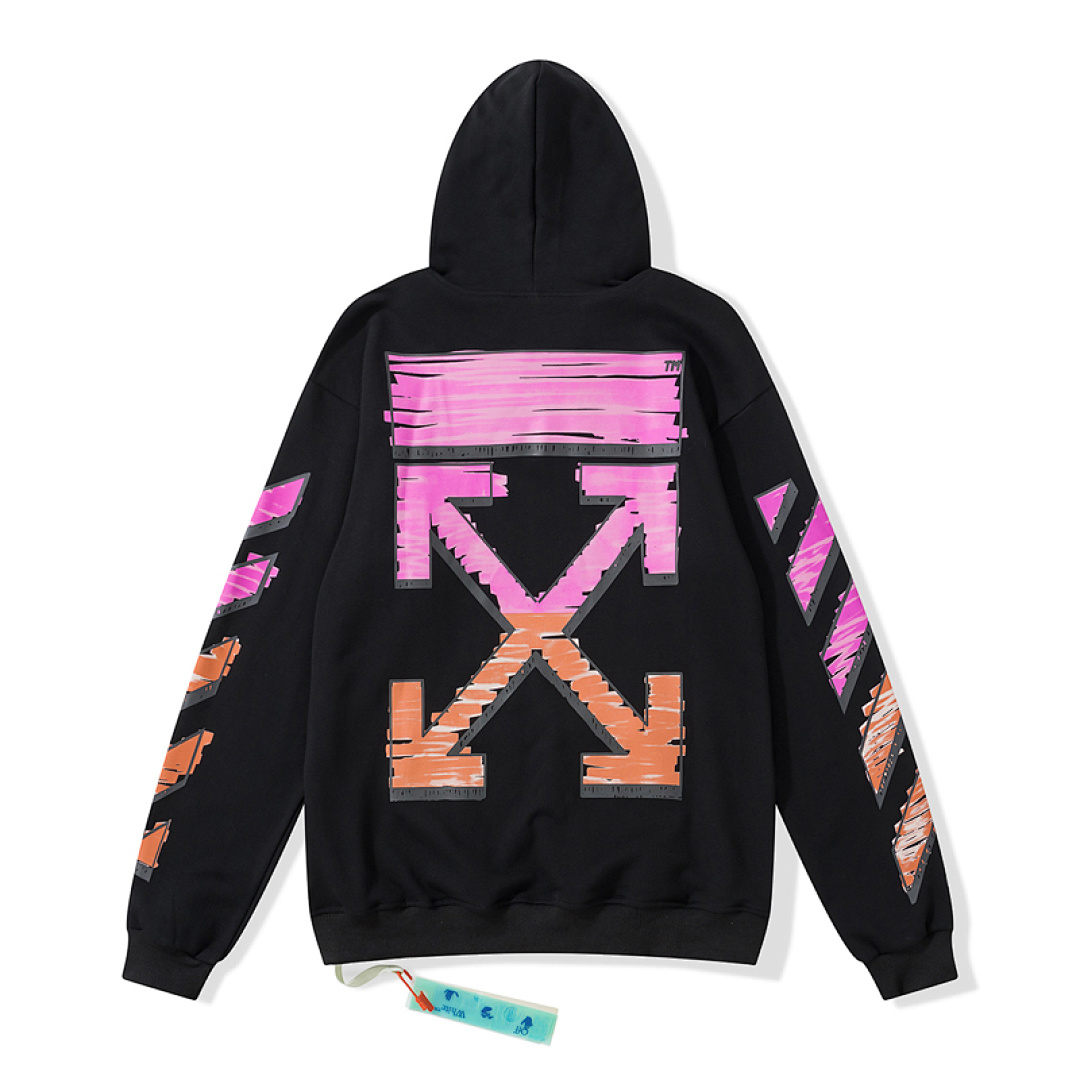 Off-White 116 OFF-WHITE (WHITE HOODIE) - Image 4