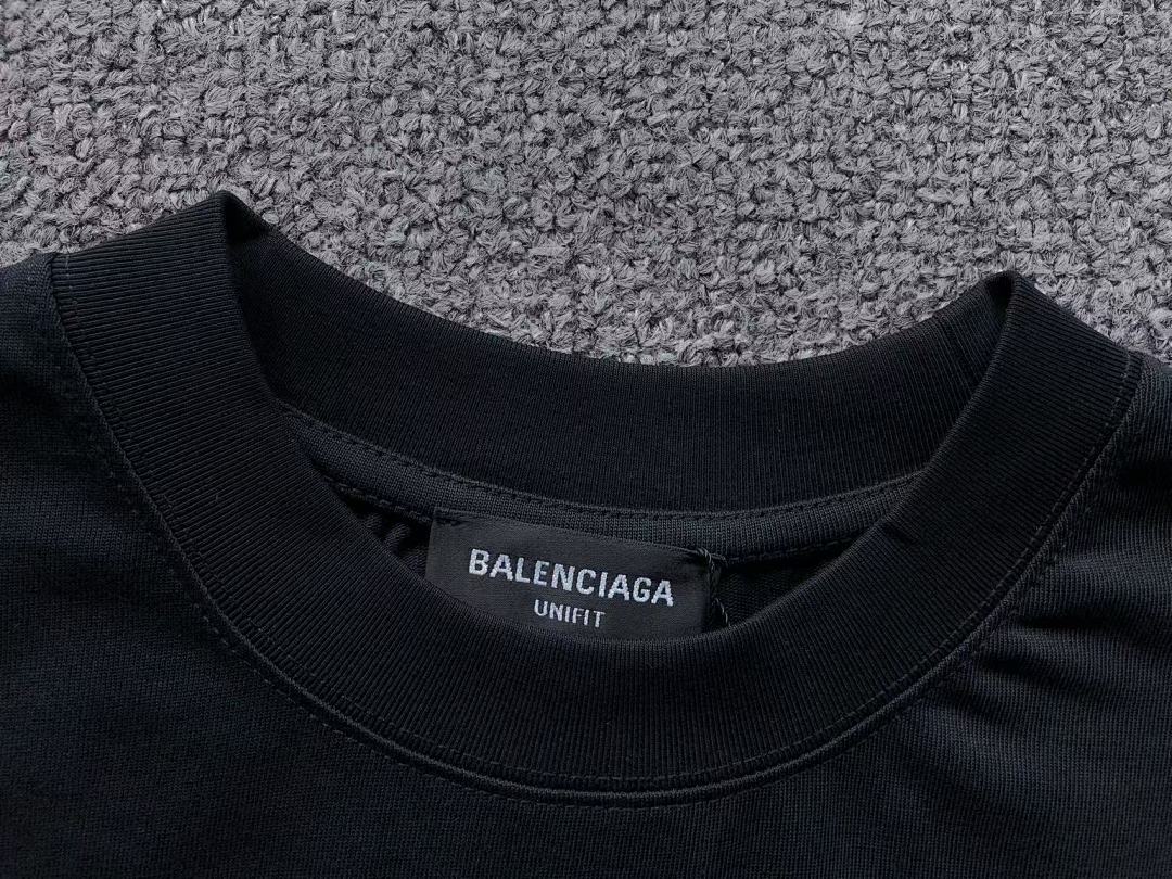 Balenciaga 115 B⭐L⭐⭐⭐IA⭐A T-SHIRT 504121621 (Im 170Cm 60Kg I Wear Size M In The Phot) - Image 16