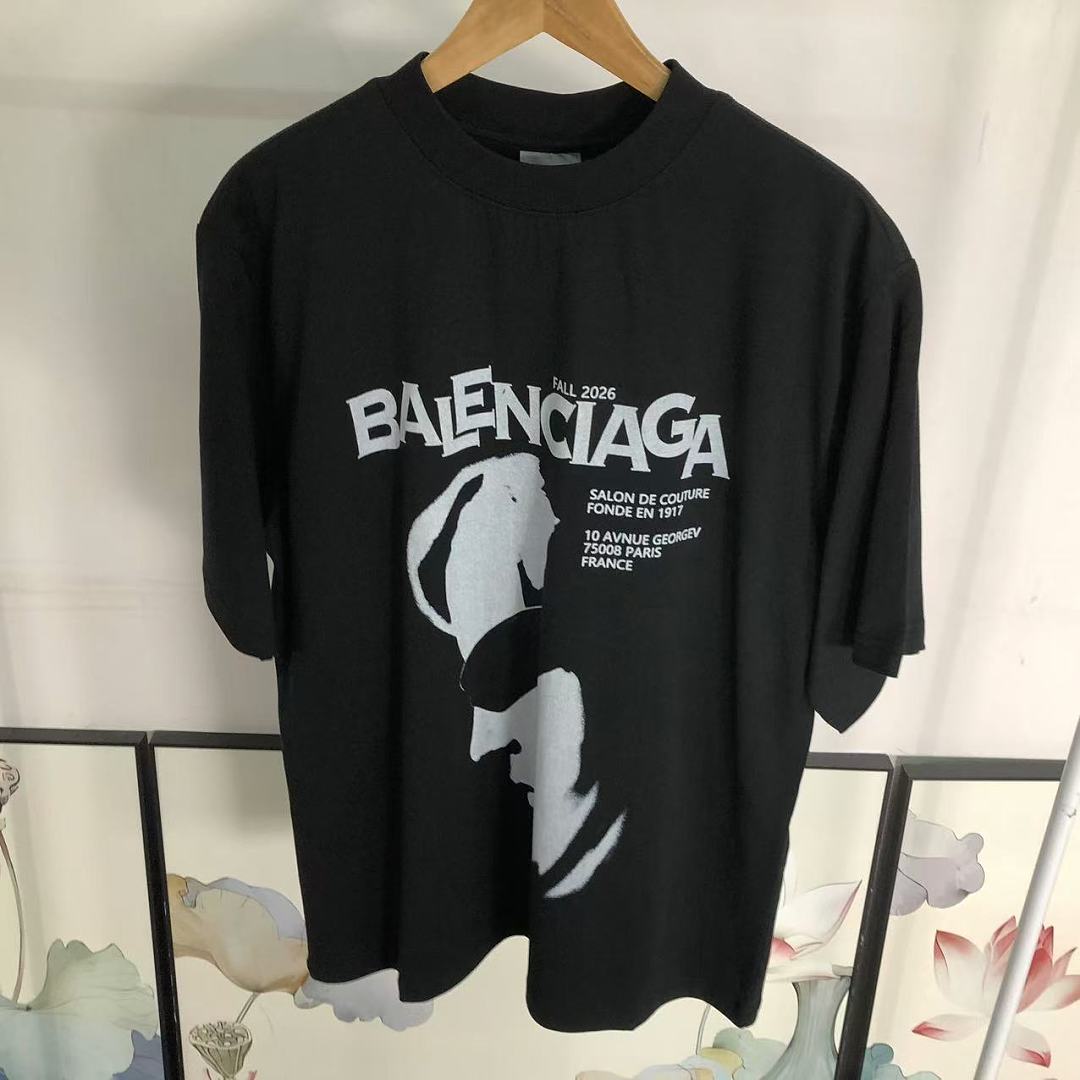 Balenciaga 128 B⭐L⭐⭐⭐IA⭐A T-SHIRT 42052103163 (Im 170Cm 60Kg I Wear Size XS In The Phot) - Image 19