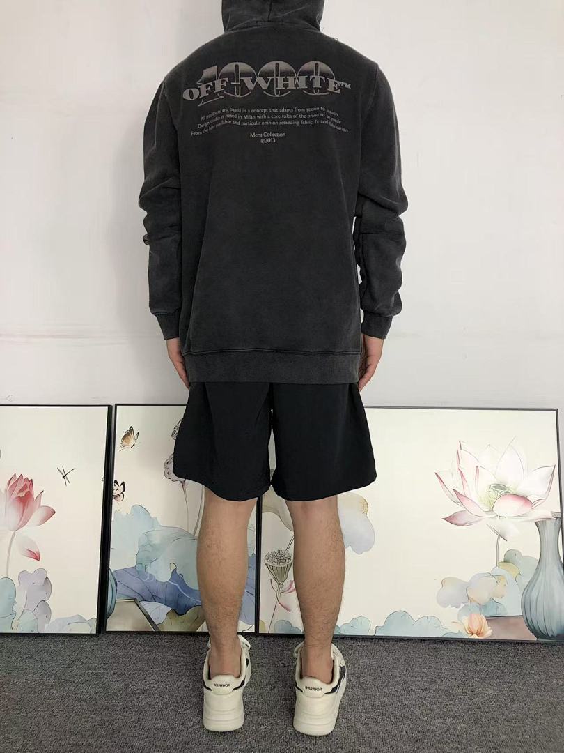 Off-White 195 OFF-WHITE HOODIE 57312019 (Im 170Cm 60Kg I Wear Size S In The Phot) - Image 4