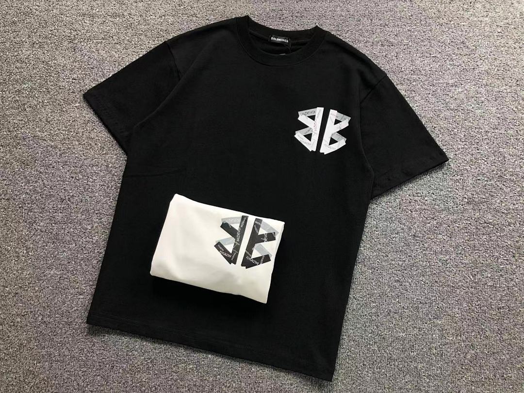 Balenciaga 115 B⭐L⭐⭐⭐IA⭐A T-SHIRT 124708104 (Im 170Cm 60Kg I Wear Size S In The Phot) - Image 16