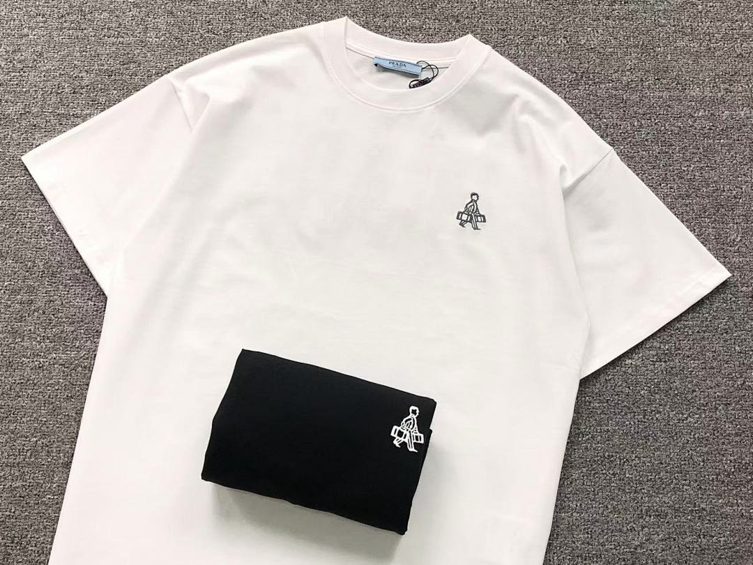 Prada 108 P⭐A⭐A T-SHIRT 521234919 (Im 170Cm 60Kg I Wear Size XS In The Phot) - Image 17