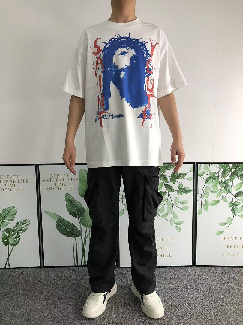 Chanel 115 SAINT MICHAEL T-SHIRT 112101617 (Im 170Cm 57Kg I Wear Size S In The Phot) - Image 3