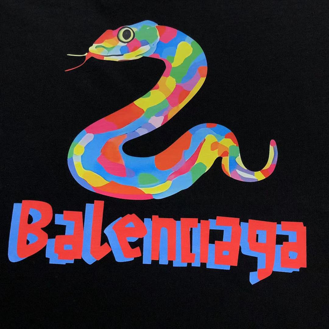 Balenciaga 95 B⭐L⭐⭐⭐IA⭐A T-SHIRT 502171881 (Im 170Cm 57Kg I Wear Size 1 In The Phot) - Image 10