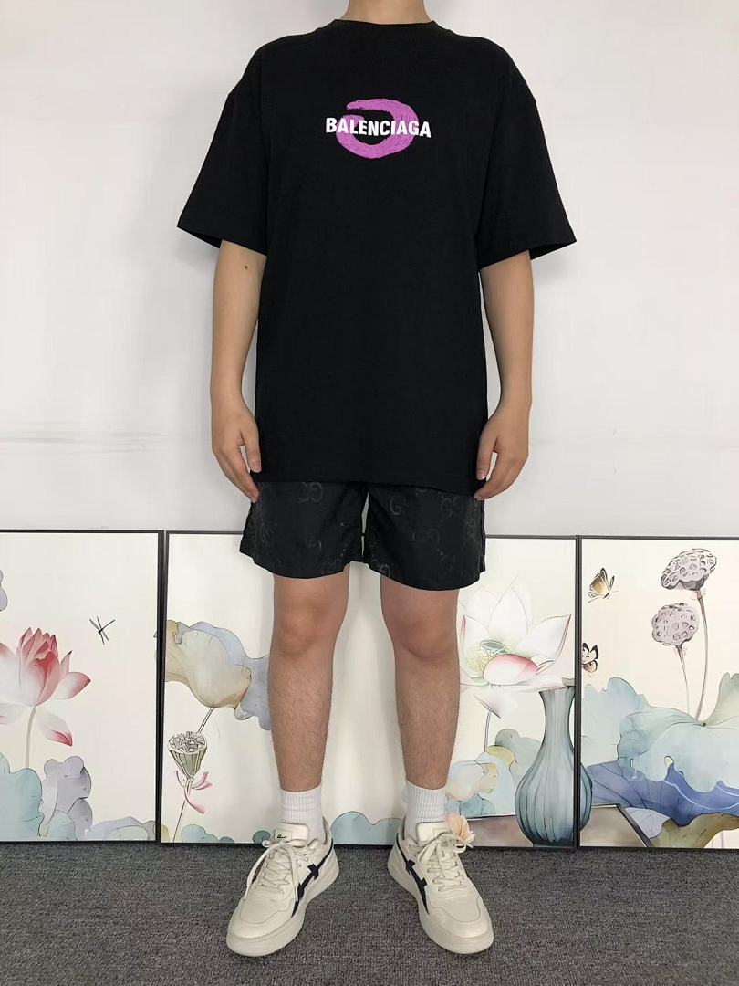 Balenciaga 108 B⭐L⭐⭐⭐IA⭐A T-SHIRT 2162315125 (Im 170Cm 60Kg I Wear Size S In The Phot) - Image 3