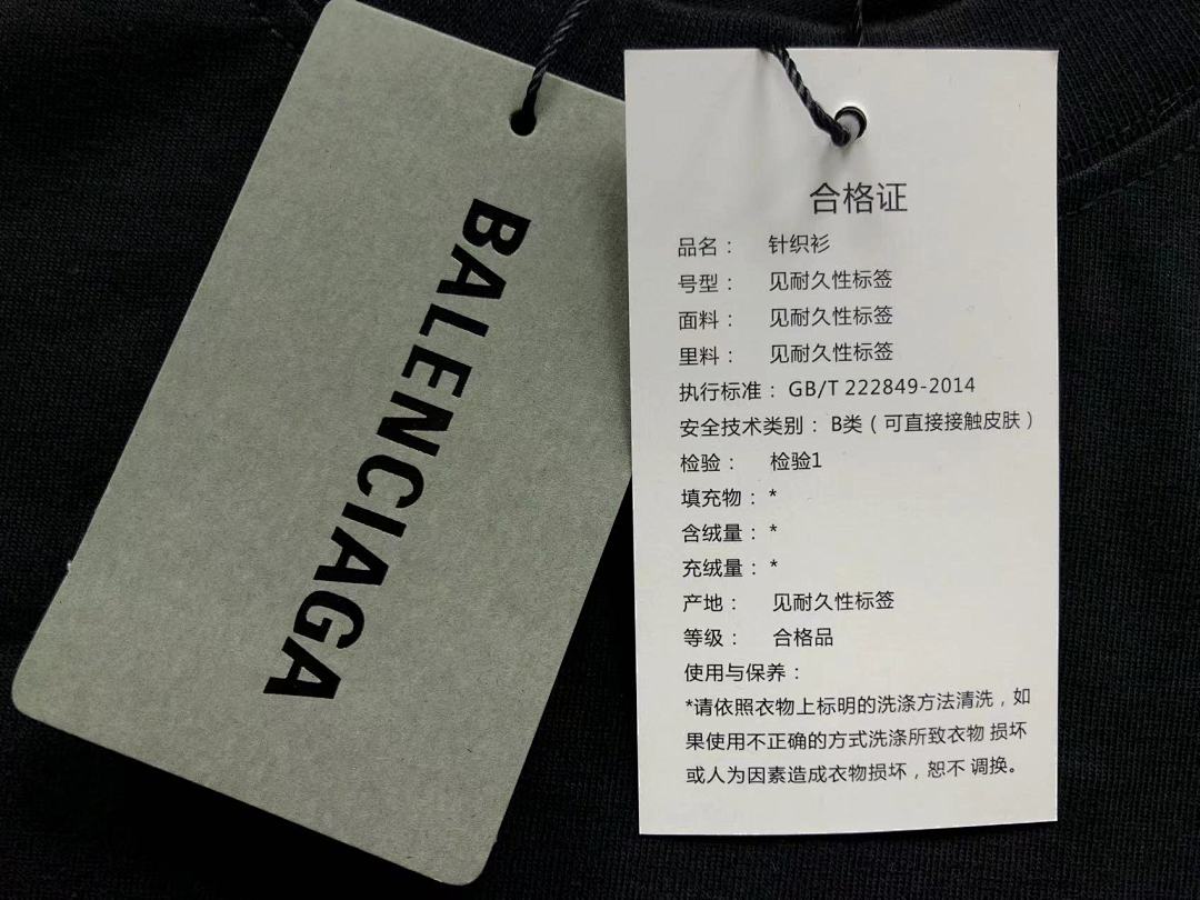 Balenciaga 125 B⭐L⭐⭐⭐IA⭐A T-SHIRT 3102220721 (Im 170Cm 55Kg I Wear Size XS In The Phot) - Image 23