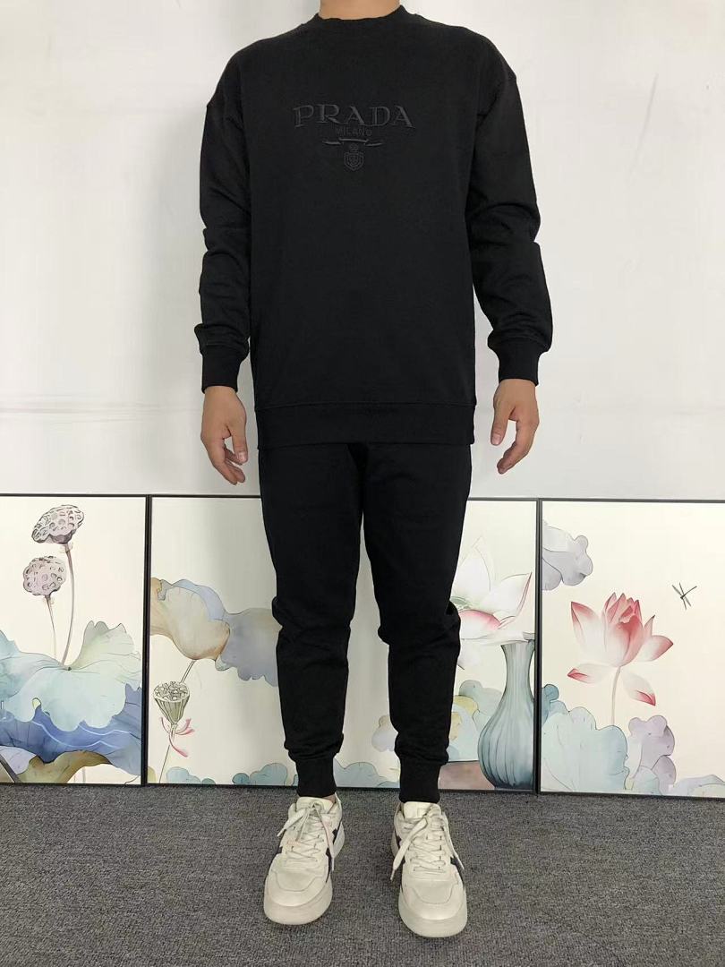 Prada 128 P⭐A⭐A HOODIE 510117981 (Im 170Cm 60Kg I Wear Size S In The Phot) - Image 3
