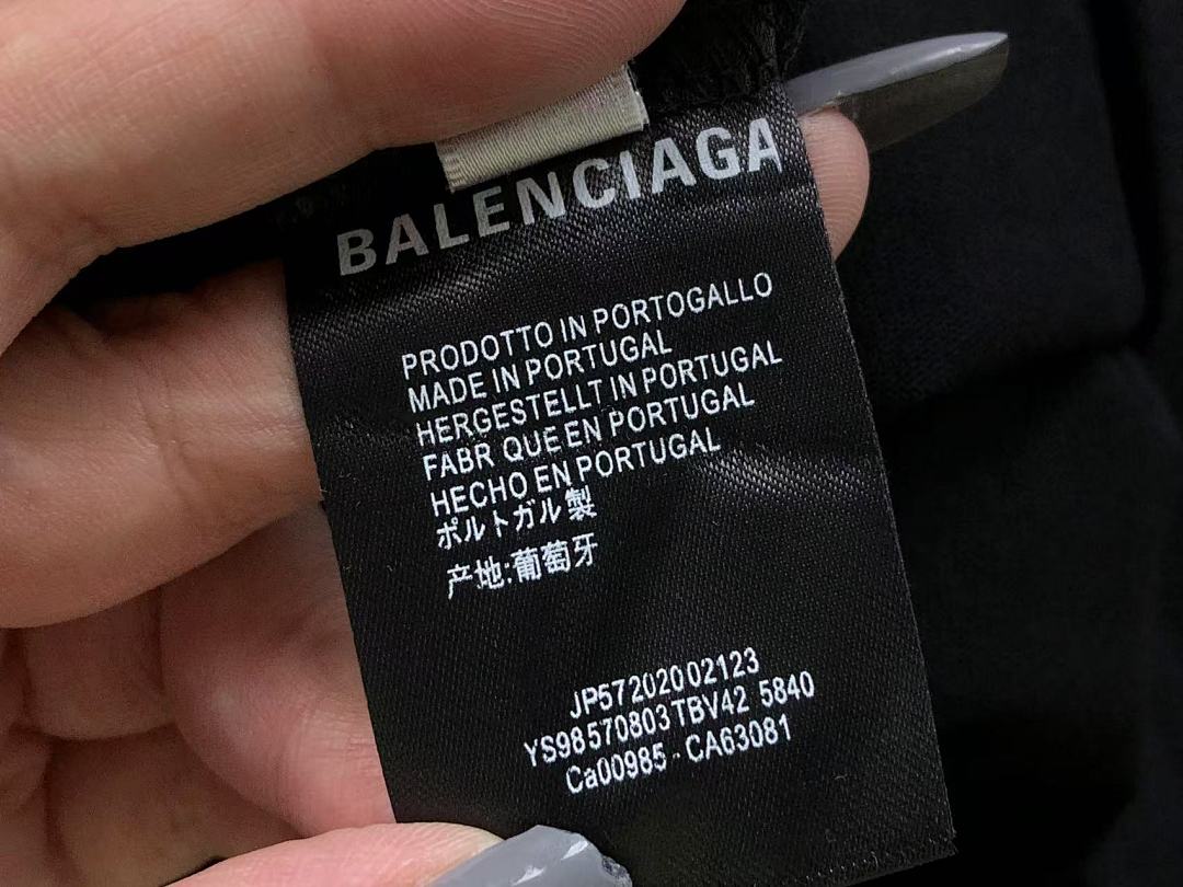 Balenciaga 115 B⭐L⭐⭐⭐IA⭐A T-SHIRT 2162314125 (Im 170Cm 60Kg I Wear Size S In The Phot) - Image 22