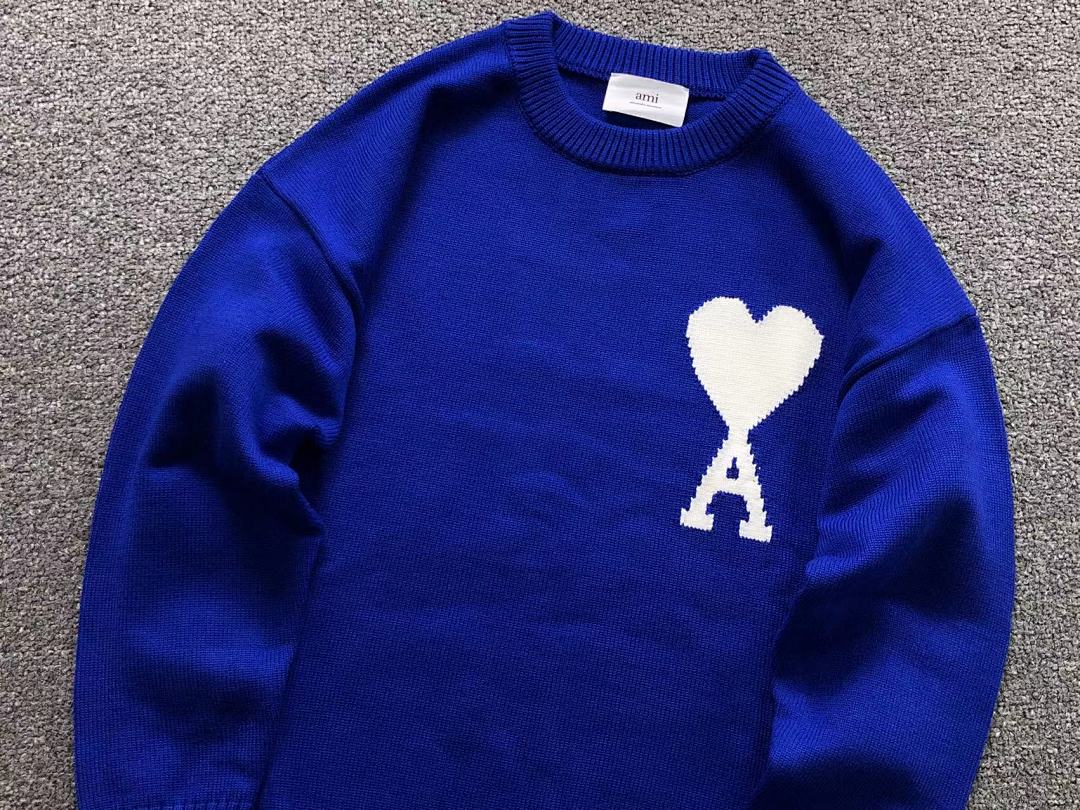 AMI 178 AMI SWEATER 4120202135 (Im 170Cm 60Kg I Wear Size S In The Phot) - Image 19
