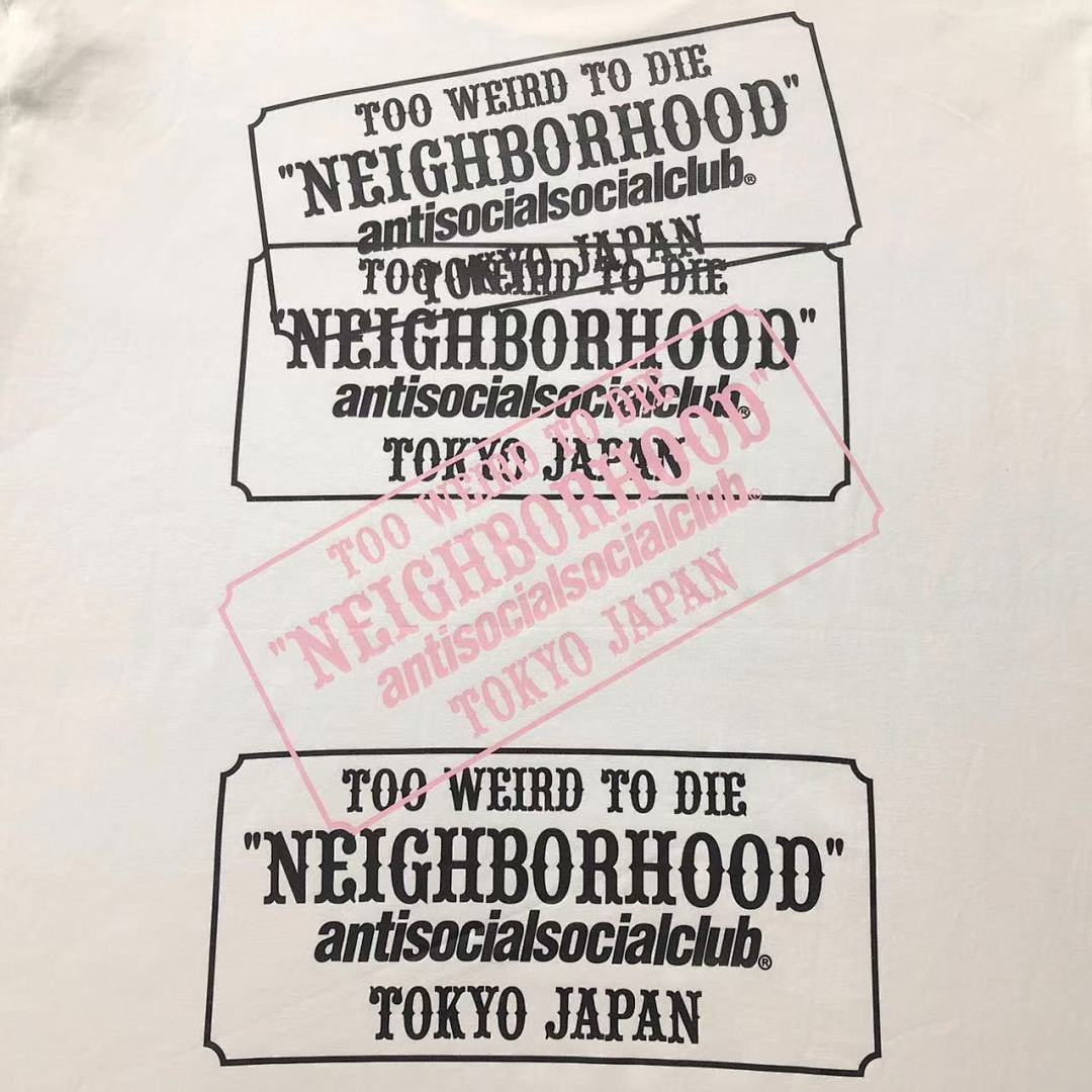 Christian Louboutin 85 ANTI SOCIAL CLUB NEIGHBORHOOD T-SHIRT - Image 13