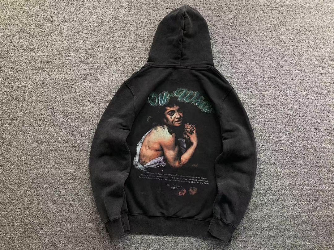 Off-White 195 OFF-WHITE HOODIE 57311619 (Im 170Cm 60Kg I Wear Size S In The Phot) - Image 5