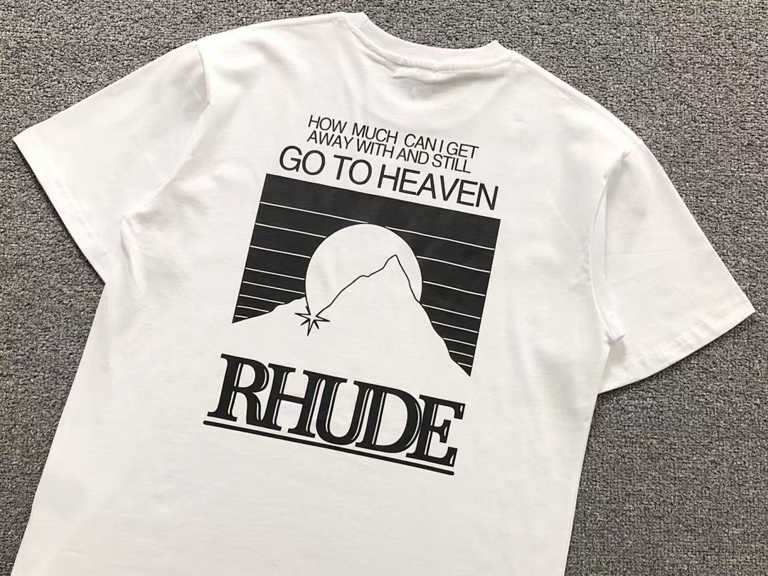 Rhude 98 RHUDE T-SHIRT 3204071817 (Im 170Cm 60Kg I Wear Size S In The Phot) - Image 8