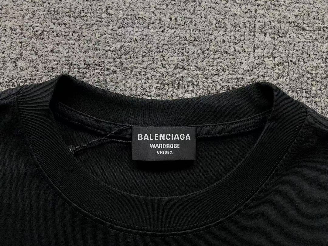 Balenciaga 115 B⭐L⭐⭐⭐IA⭐A T-SHIRT 412203121 (Im 170Cm 57Kg I Wear Size M In The Phot) - Image 18