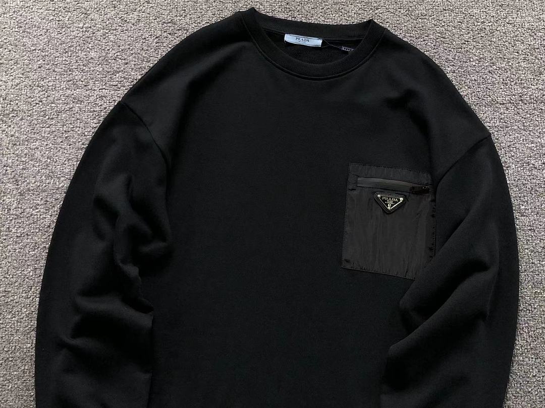 Prada 195 P⭐A⭐A HOODIE 4208281001 (Im 170Cm 60Kg I Wear Size M In The Phot) - Image 11