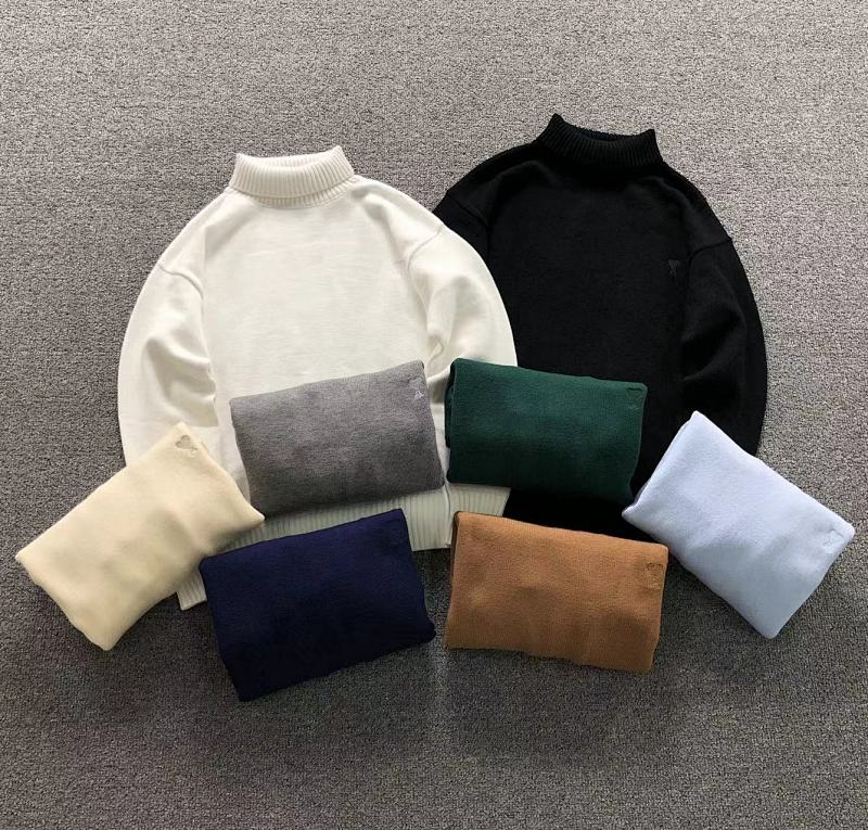 AMI 115 AMI SWEATER 510180388 (Im 170Cm 60Kg I Wear Size S In The Phot)