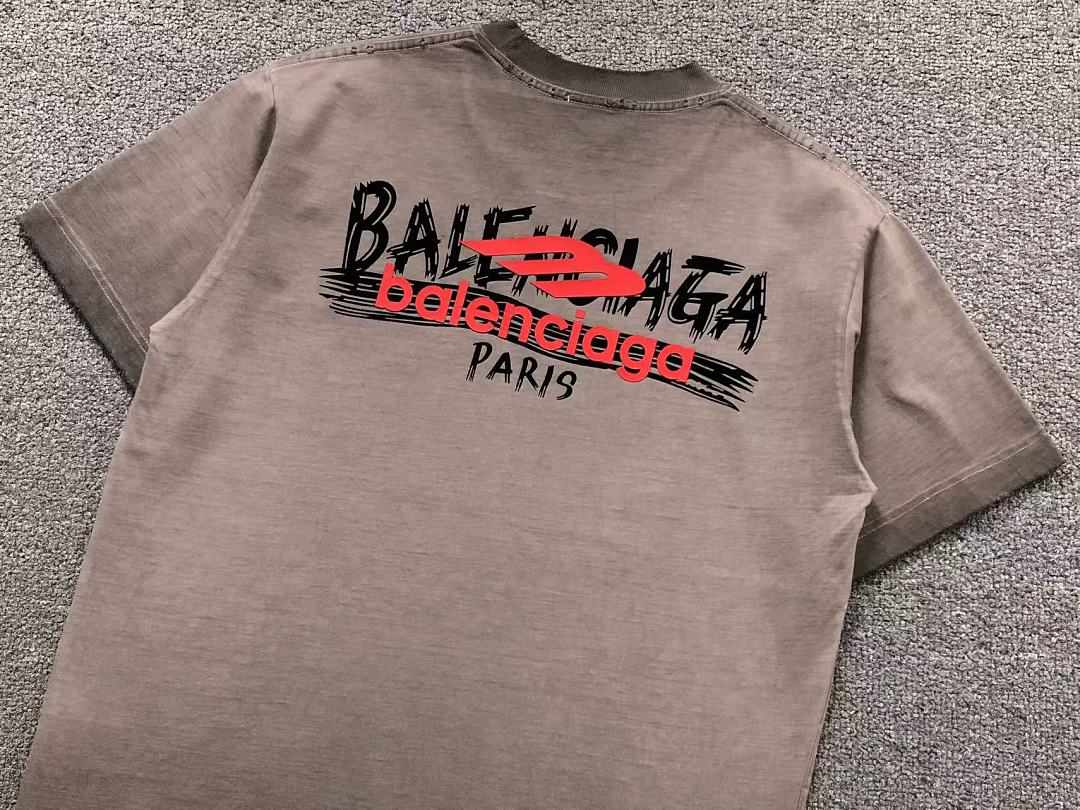 Balenciaga 128 B⭐L⭐⭐⭐IA⭐A T-SHIRT 3205070621 (Im 170Cm 60Kg I Wear Size L In The Phot) - Image 11