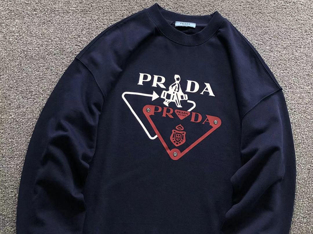 Prada 165 P⭐A⭐A HOODIE 5111412147 (Im 170Cm 60Kg I Wear Size M In The Phot) - Image 8