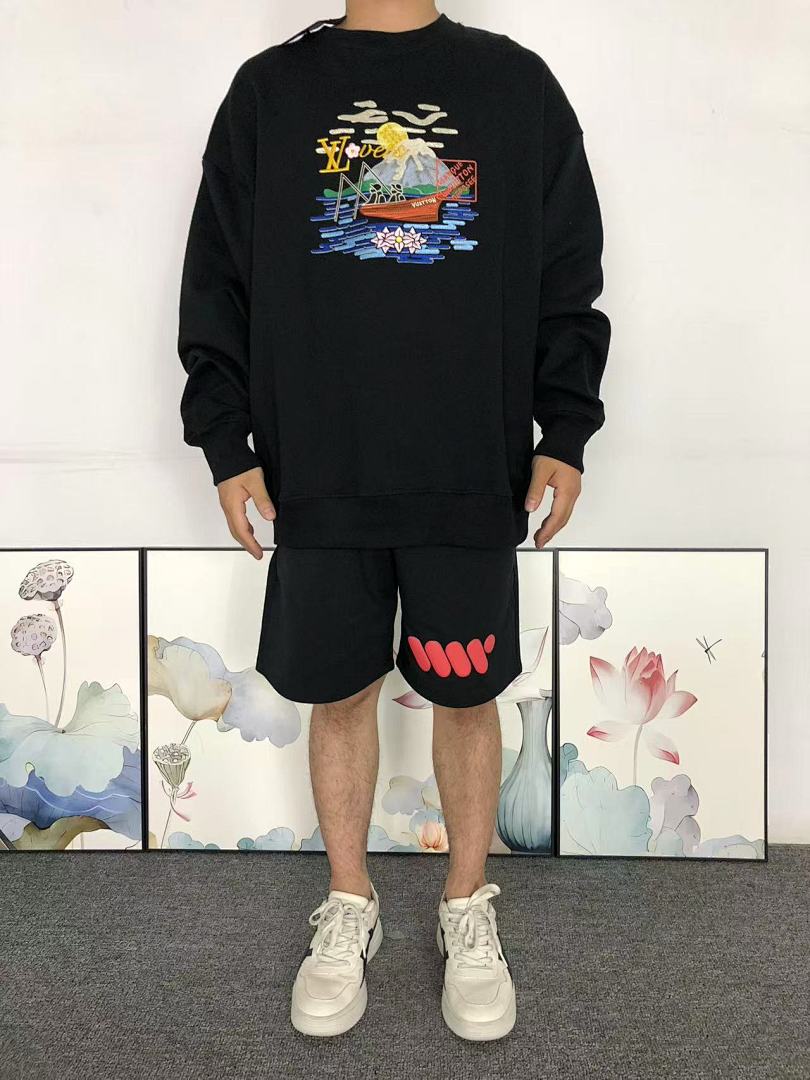Louis Vuitton 165 L⭐ HOODIE 59201519 (Im 170Cm 60Kg I Wear Size S In The Phot) - Image 3