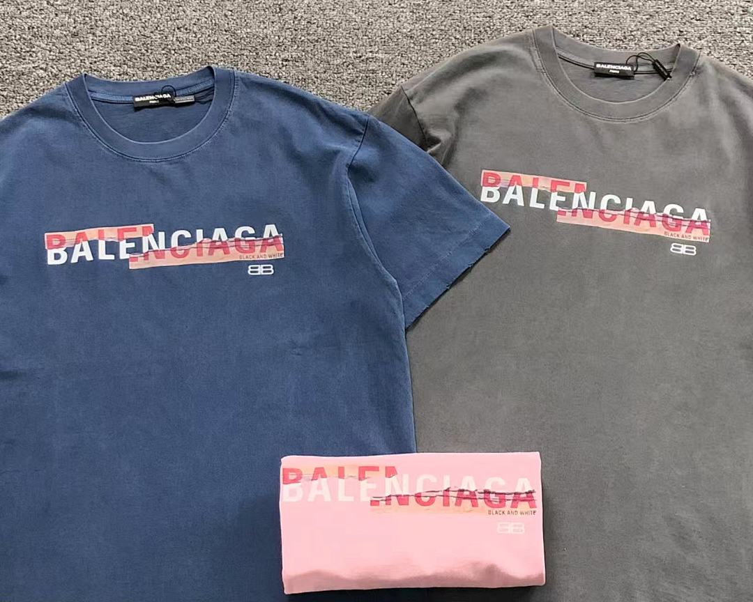 Balenciaga 158 B⭐L⭐⭐⭐IA⭐A T-SHIRT 2203263801 (Im 170Cm 60Kg I Wear Size M In The Phot) - Image 6