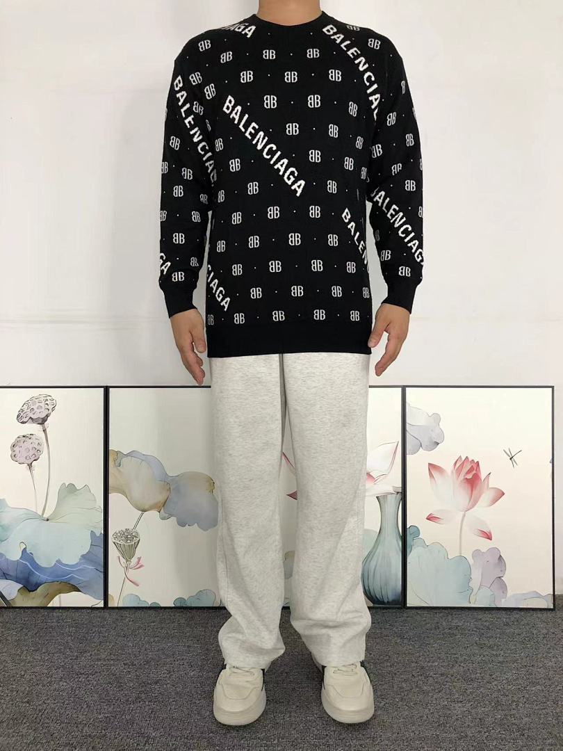 Balenciaga 165 B⭐L⭐⭐⭐IA⭐A SWEATER 3109121120 (Im 170Cm 60Kg I Wear Size M In The Phot) - Image 3