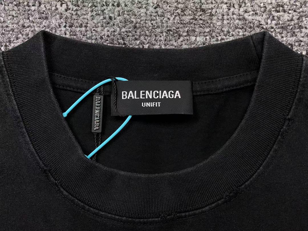 Balenciaga 128 B⭐L⭐⭐⭐IA⭐A T-SHIRT 213041321 (Im 170Cm 55Kg I Wear Size L In The Phot) - Image 25