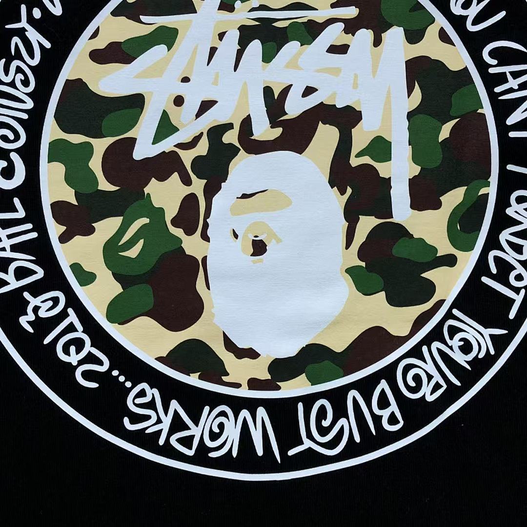 Bape 78 BAPE STUSSY T-SHIRT 411183242 (Im 170Cm 57Kg I Wear Size S In The Phot) - Image 27