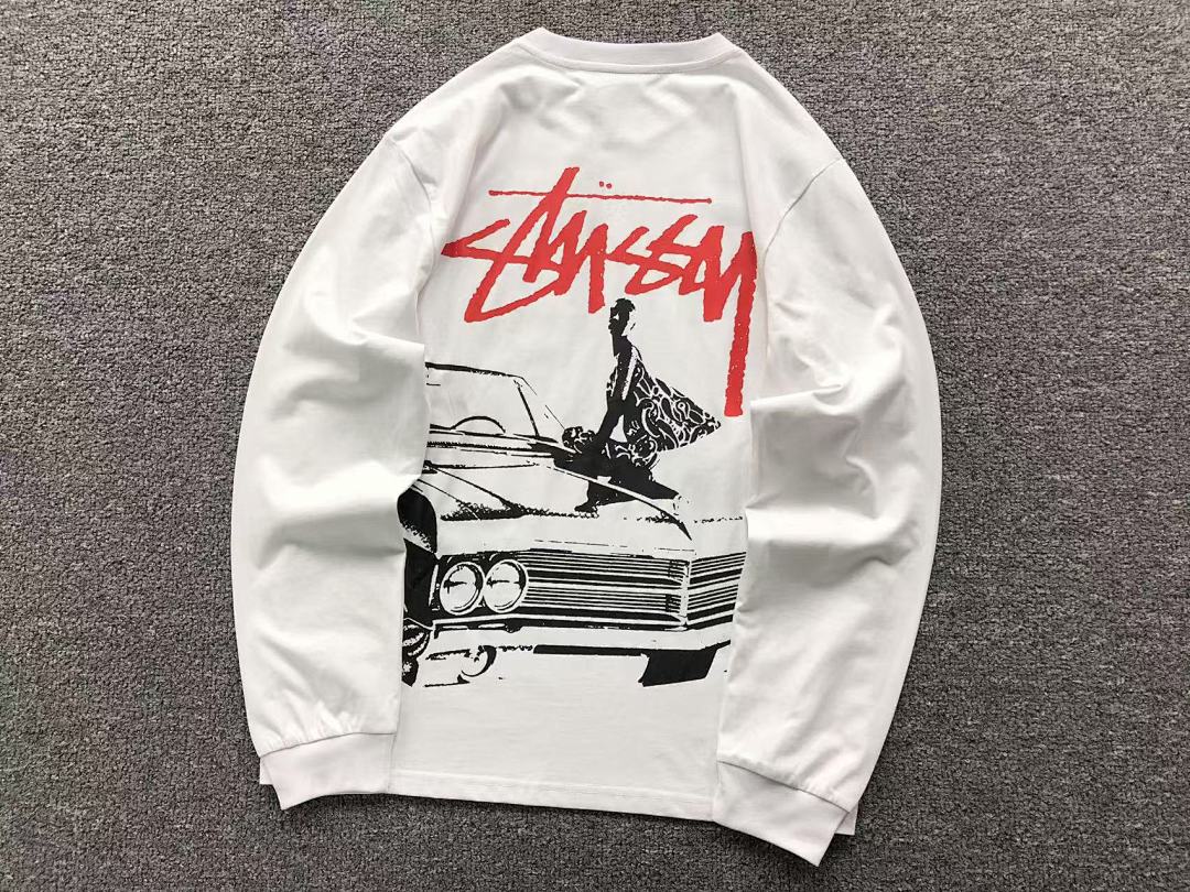 Stussy 135 STUSSY LONG SLEEVED 4107011077 (Im 170Cm 60Kg I Wear Size M In The Phot) - Image 7