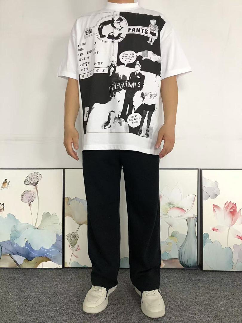 Chanel 88 ENFANTS RICHES DEPRIMES T-SHIRT 5122411162 (Im 170Cm 60Kg I Wear Size S In The Phot) - Image 3