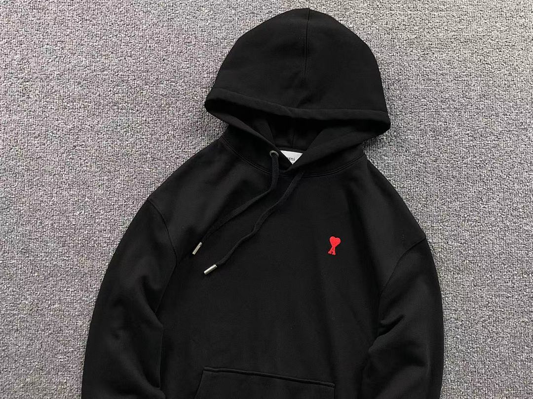 AMI 168 AMI HOODIE 3110170121 (Im 170Cm 60Kg I Wear Size M In The Phot) - Image 10