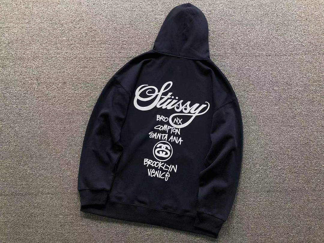 Stussy 129 STUSSY HOODIE 52082502123 (Im 170Cm 60Kg I Wear Size L In The Phot) - Image 8