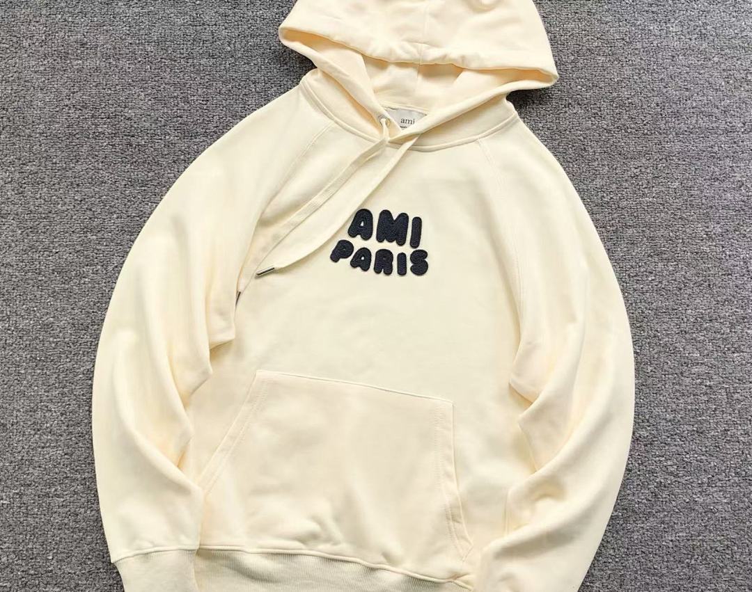AMI 168 AMI HOODIE 3107080521 (Im 170Cm 60Kg I Wear Size S In The Phot) - Image 11